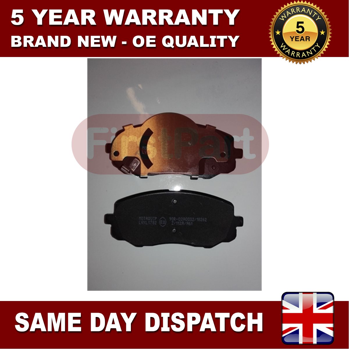Front Brake Pad Set For Vauxhall Corsa D 2006-2013 (1.0 1.2 1.4 Petrol) - New